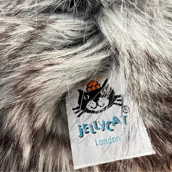 Jellycat Orlando Owl 11" Gray Fluffy Stuffed Animal Plush Toy - Picture 5 of 5